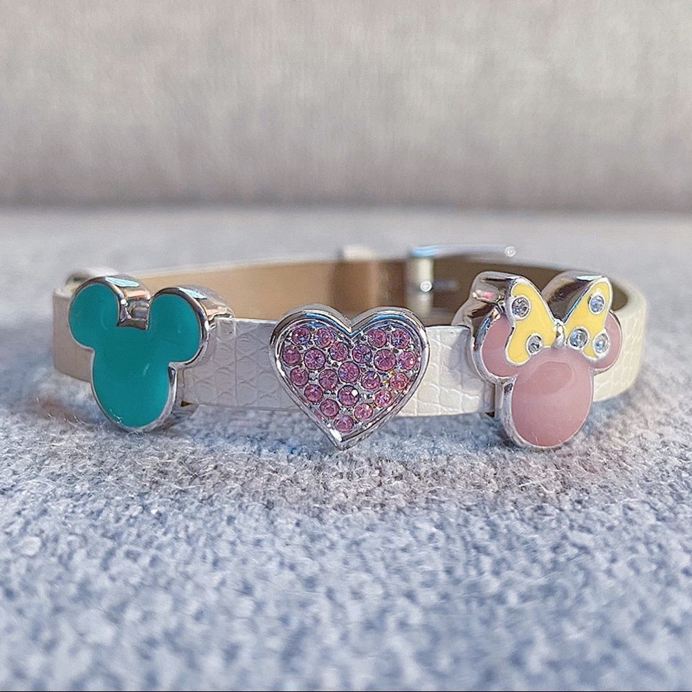Retired Swarovski Disney Leather Bracelet